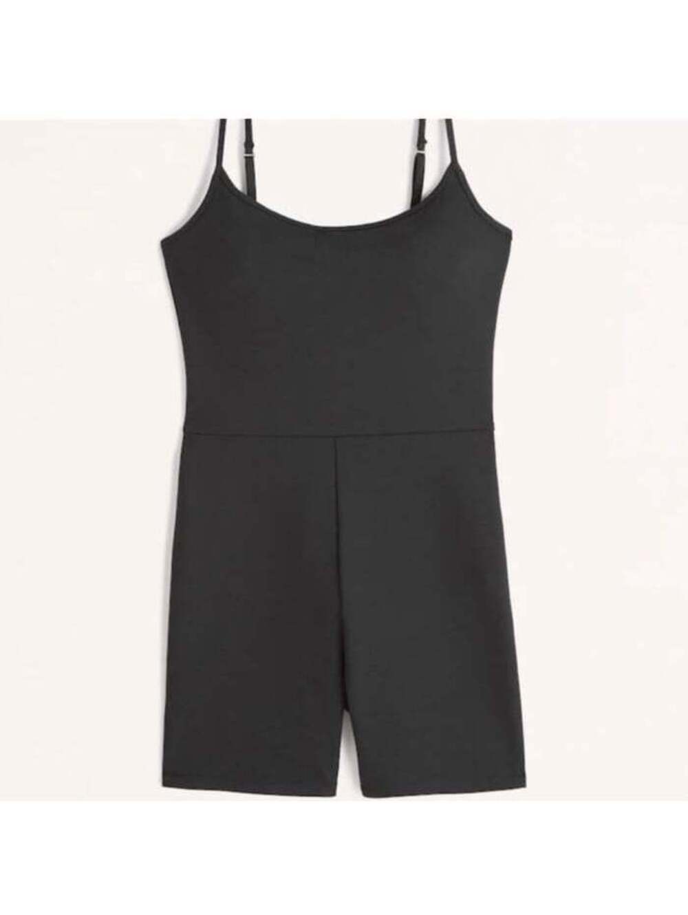 Abercrombie Black Onesie Romper Shorts 5” size S